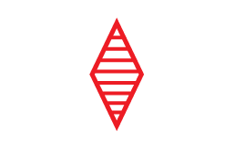 red triangle striped single